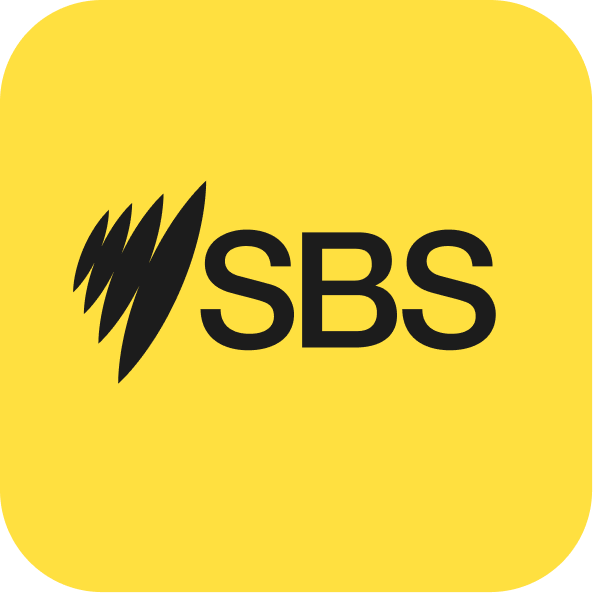 SBS logo on yellow background