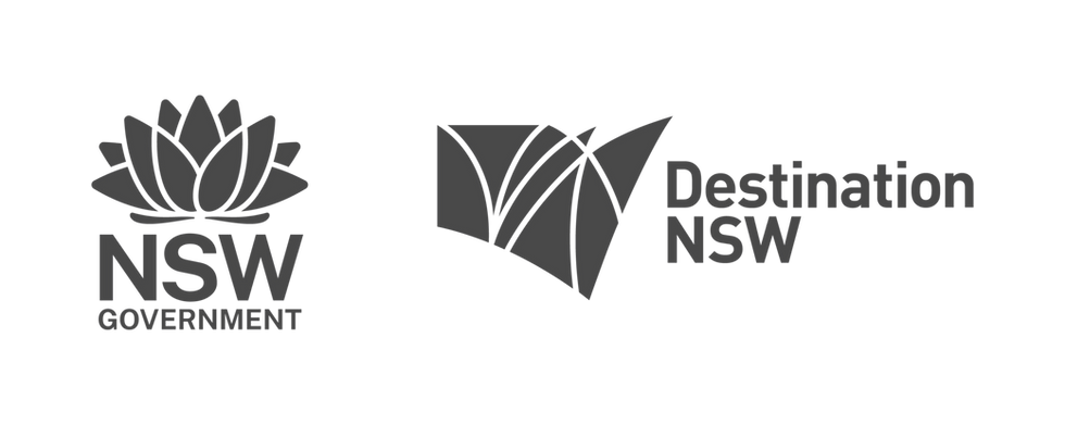 NSW Government and Destination NSW logos
